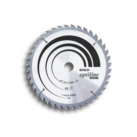 DISCO OPTILINE WOOD 184X20MM 40T BOSCH UN