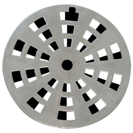 Grelha Rotativa Redonda 15cm Cromada - Astra