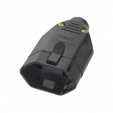 Tomada Padrão 2P 10A Preta 2144 - Fame