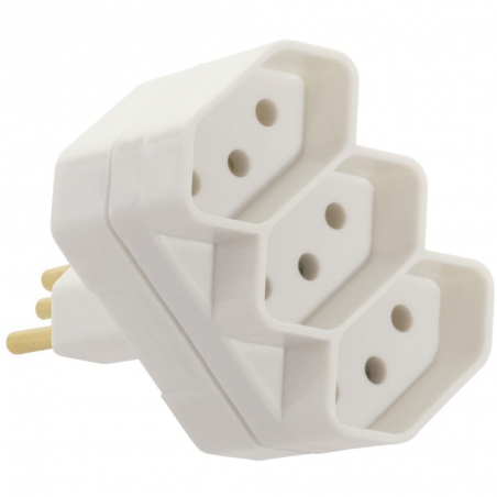 PLUG PAD 2P+T 3 SAIDAS 10A 1491 FAME UN