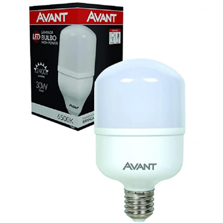 Lâmpada LED Bulbo 30W BIV 6500K - Avant