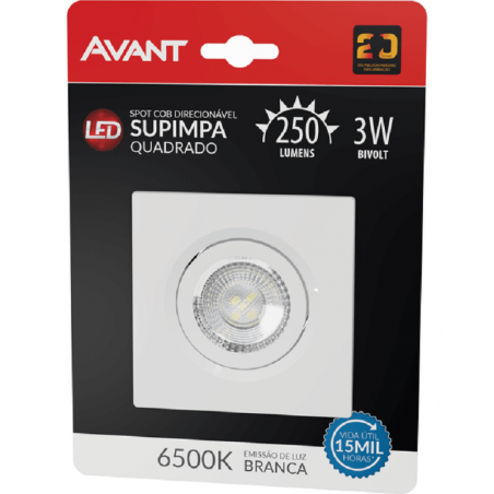 LED SPOT SUPIMPA QUAD 3W BIV BR AVANT UN