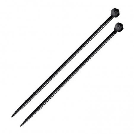 Abraçadeira de nylon preta 3,6X300mm (100 unidades) - RF