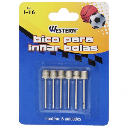 Bico para Inflar Bolas 6 unidades - Western