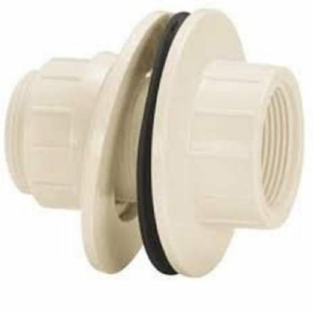 ADAPTADOR ROSCÁVEL FLANGE CAIXA D'ÁGUA 2" ANEL AMANCO