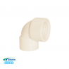 Joelho 90° Redução Roscável 3/4X1/2 Branco Amanco