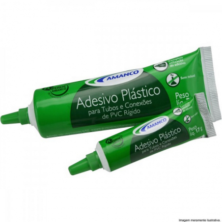 Adesivo Plástica Bisnaga Incolor 17g Amanco