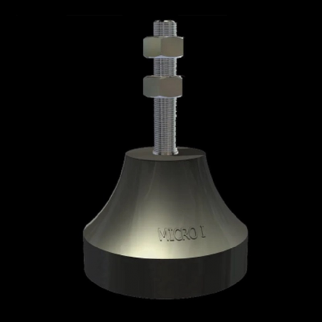 Sapata amortecedor micro III 1/2 vibra stop 70MM 100KG Vonde