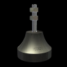 Sapata amortecedor micro III 1/2 vibra stop 70MM 100KG Vonde
