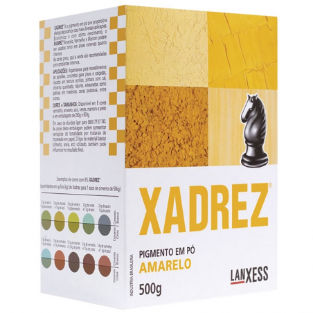 Corante em Pó Amarelo 500g - Xadrez