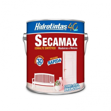 Tinta Areia Esmalte Seca Rápido Secamax 3,6L Hidrotintas