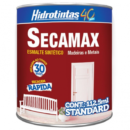 Tinta Vermelho Esmalte Seca Rápido Secamax 112ml Hidrotintas