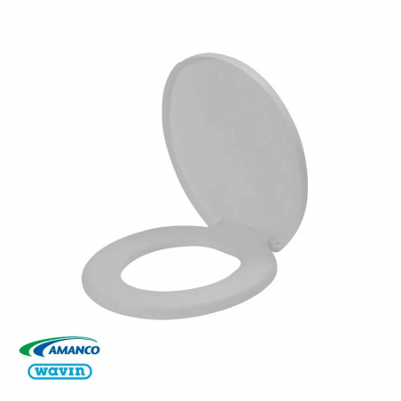 Assento Almofadado Confort Cinza Prata Amanco