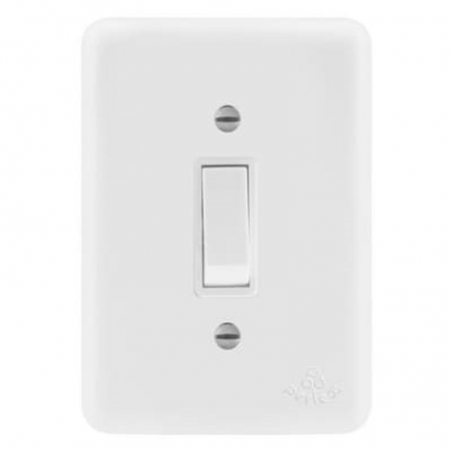 Interruptor simples 10A 250V Pumalux - Perlex