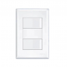 2 Interruptores Simples Distanciados 16A com placa Evidence 2904 - Fame