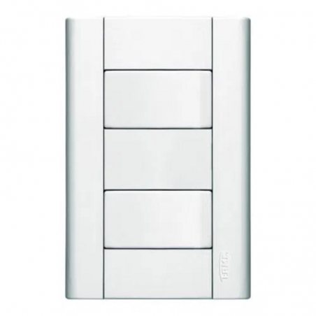 2 Interruptores Simples Distanciados 16A 4x2 0038 - Fame