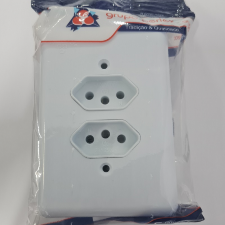 2 Tomadas 2P+T 20A 250V 2315/15 - Perlex