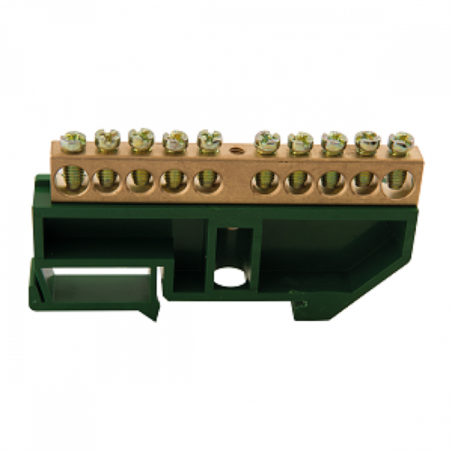 Barramento Neutro para Trilho de 10 Ligações - Tramontina