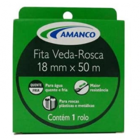 Fita Veda-Rosca 50mt - Amanco