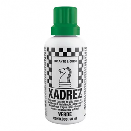 Corante Líquido Verde 50 ml - Xadrez