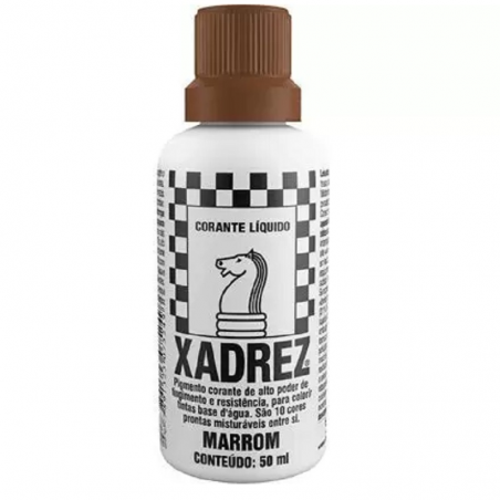 Corante Líquido Marrom 50 ml - Xadrez