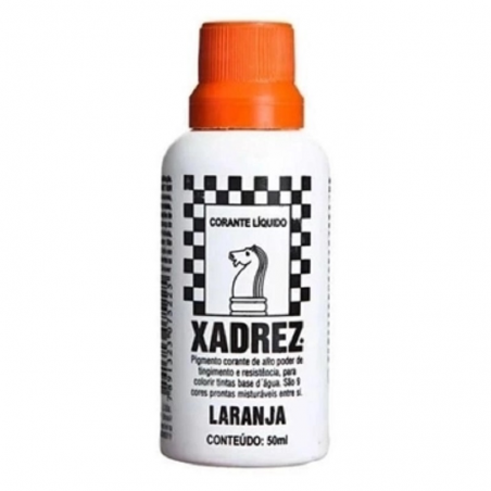 Corante Líquido Laranja 50 ml - Xadrez