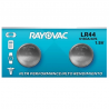 Bateria Botão Alcalina V13GA LR44 1,5V com 2 unidades - Rayovac