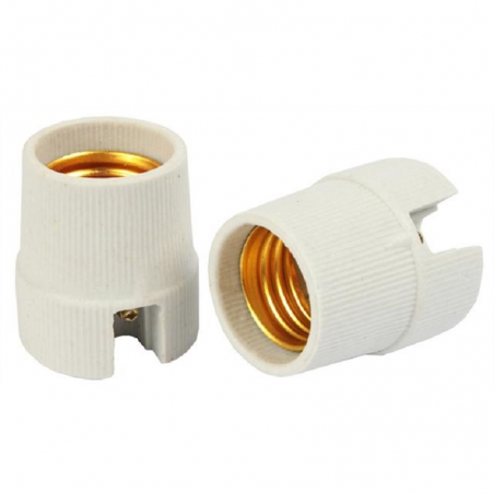 Bocal Porcelana E-27 4A/250V com Borne - Germer