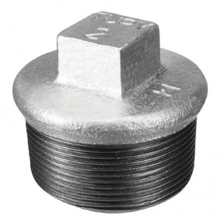 Bujão com Rebordo 1.1/4 Galvanizado - Tupy