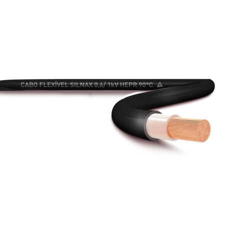 Cabo Flex 16mm 1KV Preto 1 metro - SIL