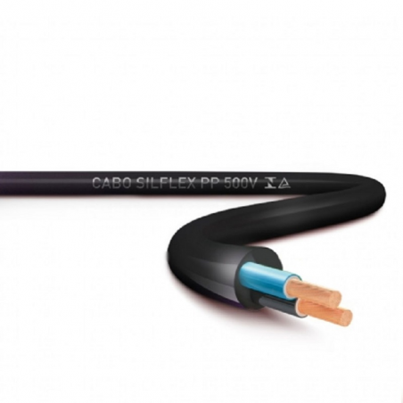 Cabo Silflex PP 2x1mm Preto 1mt - Sil