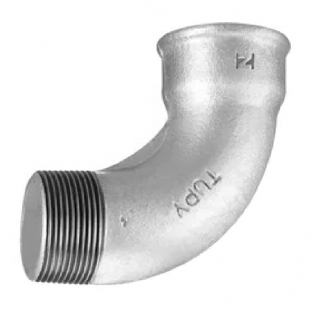 Curva Macho / Fêmea 1/2" Galvanizado - Tupy