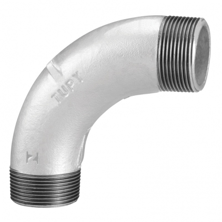 Curva Macho 3/8" Galvanizado - Tupy