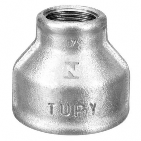 Luva de Redução Galvanizada 3/4x1/2" - Tupy
