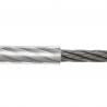 Cabo de Aço 1/4 Galvanizado Revestido em PVC 1 metro - Worker