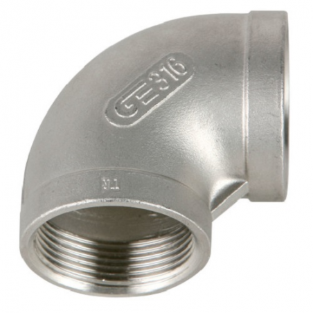 Cotovelo Inox 1/2 90 - Genebre