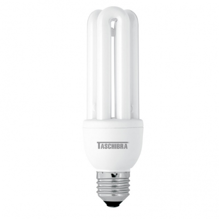 Lâmpada Compacta Fluorescente 3U 15W 127V - Taschibra
