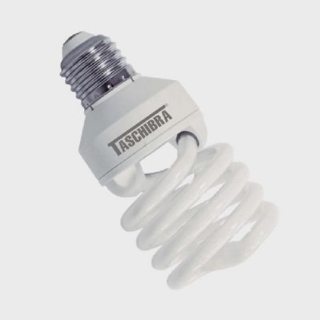﻿Lâmpada Compacta Fluorescente T2 Full Espiral 25w 127v -Taschibra