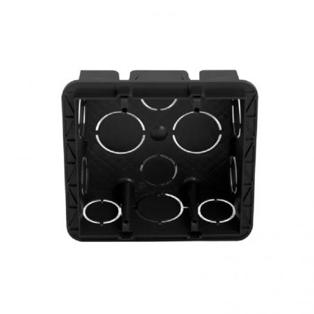 Caixa de Embutir 4X4 Preta - Canal