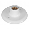 Plafon Porcelanato E-27 100w 250v Branco- Perlex